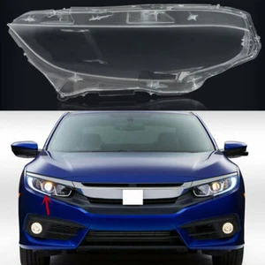 For Honda Civic 2016-2020 Halogen Version Right Headlight Clear Lens Cover+Glue - Bild 1 von 5