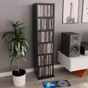 6-Tier Living Room Office CD Games Books Storage Shelf Unit Rack Cabinet - Picture 1 of 7