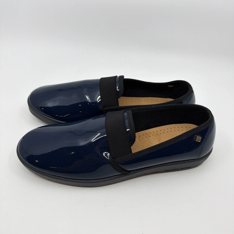 Zapatos RIVIERAS VINILO AZUL MARINO SIN CORDONES Hechos en España 🇪🇸 Talla 40 Foto 1 de 4