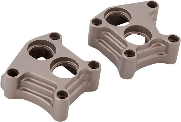 Cubiertas de bloque elevador calibre 10 Arlen Ness titanio #12-575 Harley Davidson Foto 1 de 1