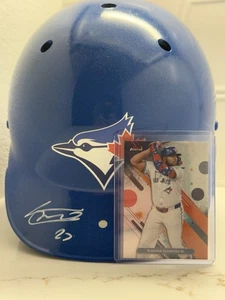 Vladimir Guerrero Jr Autographed Toronto Blue Jays Full Sized Batting Helmet - Picture 1 of 5