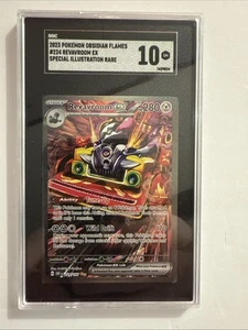2023 POKEMON obsidian FLAMES SPECIAL ILLUSTRATION RARE REVAVROOM EX SGC 10 - Picture 1 of 2