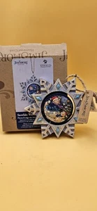 JIM SHORE - ADORNO COPO DE NIEVE - HOMBRE DE NIEVE CON GATO - DÉJALO NIEVE - NUEVO EN CAJA - Imagen 1 de 11