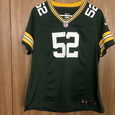 耐克 NFL 足球粘土马修斯 #52 男式球衣绿湾包装工队,尺寸 XL — 第 1/4 张图片