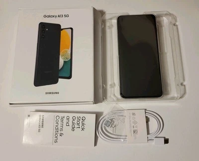 Samsung Galaxy A13 5G SM-A136U - 64GB - Black Boost Mobile Open Box - Image 1 of 4