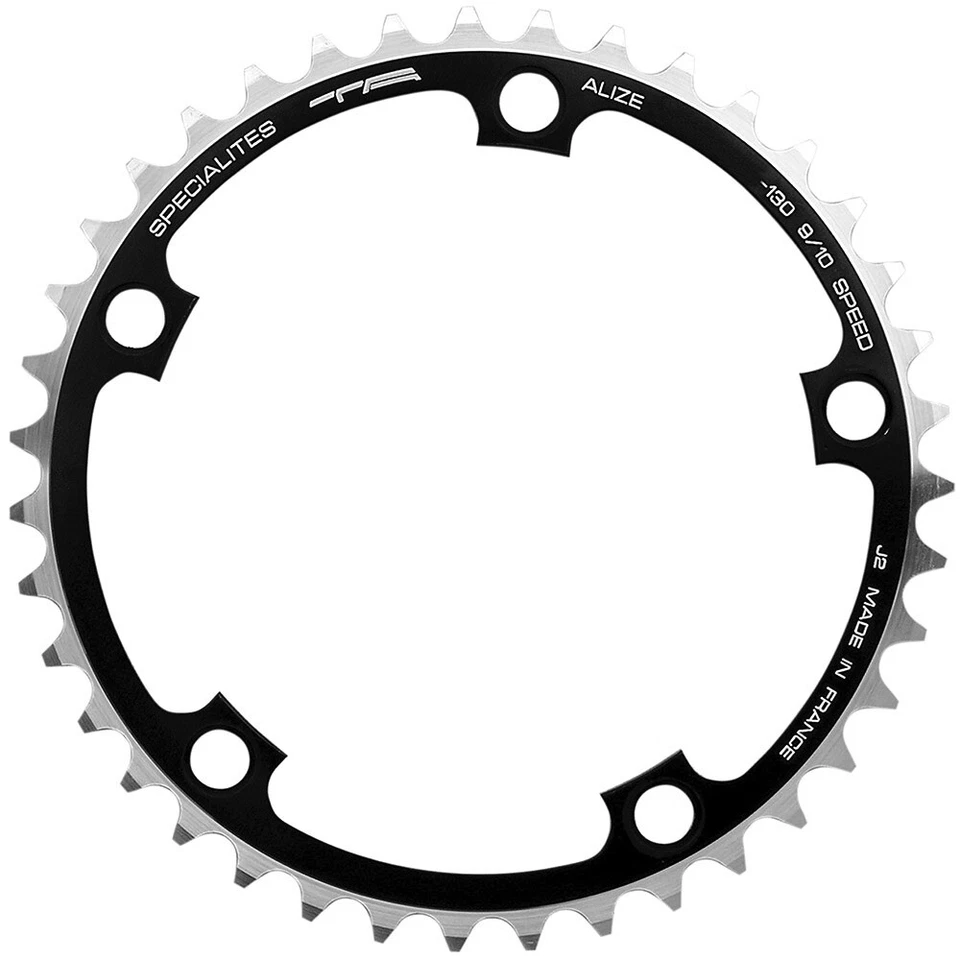 TA Alize Triple 130mm BCD 5 Arm Inner Chainring - Black - 9 / 10 / 11 Speed - Image 1 of 1