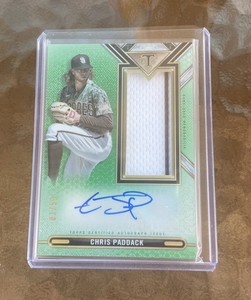 Chris Paddack Topps Patch Auto /50