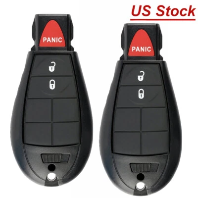 2 适用于 2013 2014 2015 2016 2017 2018 2019 2020 Ram 1500 2500 3500 遥控钥匙链  — 第 1/4 张图片