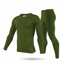9M Men's Ultra Soft Thermal Underwear Base Layer Long Johns Set with Fleece L...