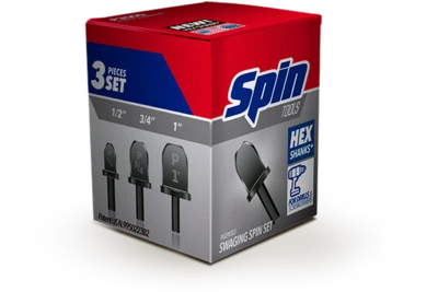 SPIN Tools P3000 Swaging Drill Bit Set, 1/2", 3/4" & 1" - Image 1 of 2