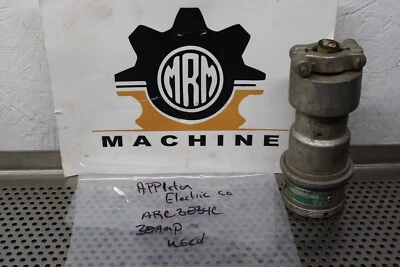 Appleton Electric POWERTITE ARC3034C 250VDC 600VAC 3W 4P Connector Used - Image 1 of 4