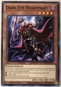 Yugioh Overdrive Fulmine LIOV-EN027 Occhio Oscuro Incubo Comune NM/M - Foto 1 di 1