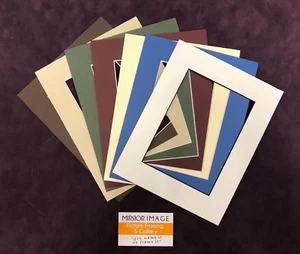 25x (12x16" with 8”x12”) Professional Picture Framing Mat Boards Window Bulk - Picture 1 of 5