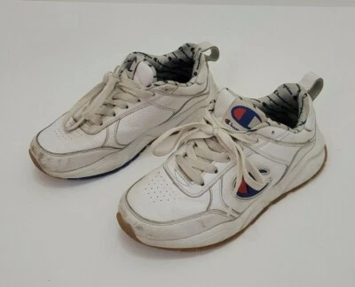 Tenis atlético Champion vintage zapatos para correr blancos juveniles talla 5Y Foto 1 de 4