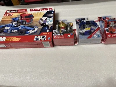 Kre-O Transformers Optimus Prime & Mirage (209 Pieces) Lot Of 4 - Image 1 of 4