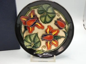 Attractive Moorcroft Palmata 12cm Pin Dish / Plate - Picture 1 of 5