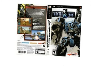 Armored Core Formula Front Extreme Battle PSP SOLO OPERA D'ARTE autentico - Foto 1 di 1