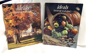 Set 2 OCT 1981 NOV 1986 IDEALS Magazine VOL 38 NO #7 VOL 43 #7 THANKSGIVING - Picture 1 of 9