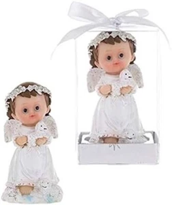 Baby Mädchen Tortenaufleger Gastgeschenk Taufe Figur religiös Geschenk - Bild 1 von 1