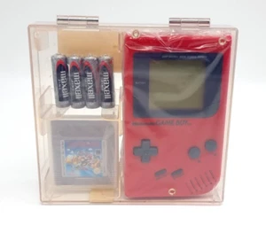 Nintendo Game Boy Classic Play It Loud RED Hardcase + Super Mario Land 💎Mint💎 - Bild 1 von 17