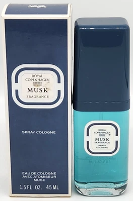 Royal Copenhagen Musk Spray Colonia Para Hombres Eau de Colonge 1.5 fl oz Foto 1 de 4
