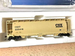 CSXT-225416 ACF 3-Bay Cylindrical Hopper ATLAS HO #1945-3 Ready to Run, boxed C7 - Picture 1 of 8