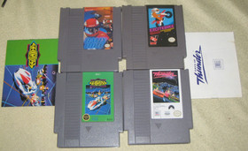 Excitebike, Rally Bike, Seicross, Days of Thunder for NES .Authentic.  Nintendo.
