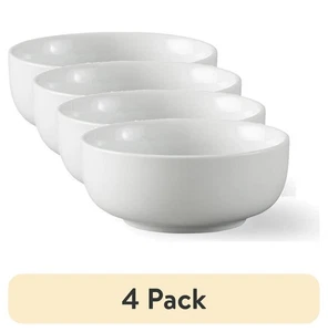 Juego de 4 cuencos redondos de porcelana aptos para microondas para lavavajillas cuencos pequeños - Imagen 1 de 6