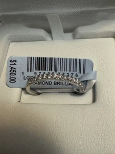Diamond Brilliance 14k White Gold 1/4 Carat T.W. Lab-Grown Diamond Wedding Band - Picture 1 of 3