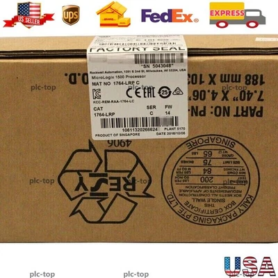 New Allen-Bradley AB 1764-LRP SER C MicroLogix1500 Processor PLC 1764LRP - Image 1 of 3
