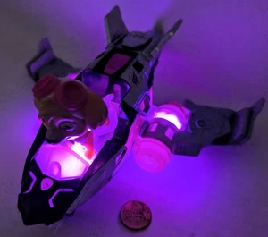 Paw Patrol.The Mighty Movie.SKYE+fighter JET w Lights & Sounds.airplane.vehicle - Picture 1 of 5