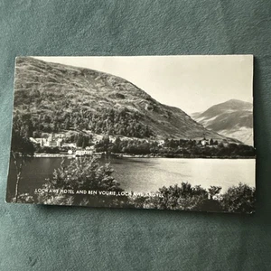 Vintage Postcard Loch Awe Hotel & Ben Vourie Loch See Argyll V6 - Picture 1 of 2
