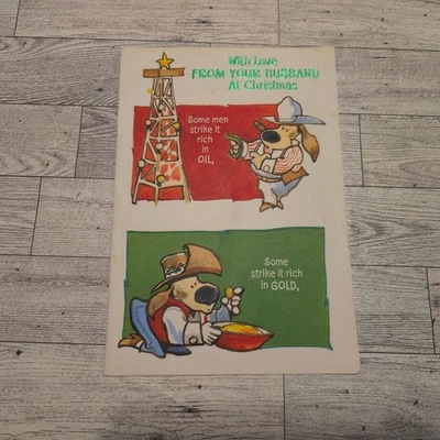 Vintage Hallmark Christmas Card Wife No Envelope - Image 1 of 4