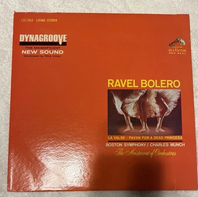 Dynagroove Ravel Bolero - Boston Symphony - LP Vinyl Record Stereo - Image 1 of 4