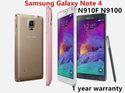 Samsung Galaxy Note 4 N910F N9100 32GB 4G LTE Unlocked Android Smartphone - Image 1 of 4