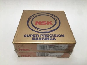 NSK 7017A5TRDULP3 Bearing 85x130x22 mm 7017-A5TR-DUL-P3 RMS5 ABEC5 England 2 pcs - Picture 1 of 7