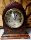 Seth Thomas 4 Jewels Cathedral Mantle small clock Wood 5' Sold for parts