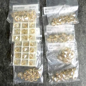 Swarovski 8mm bicone crystal beads 5301 / 5328 - 96 pc - crystal golden shadow - Picture 1 of 2