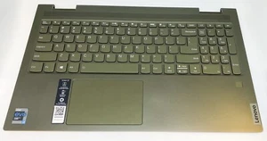 Lenovo Yoga Slim 7 15ITL5 15.6" OEM Palmrest Keyboard Touchpad AM1RY000110 Green - Zdjęcie 1 z 2