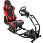 Hottoby Racing Simulator Cockpit Stand with Racing Seat fit for Logitech  G920