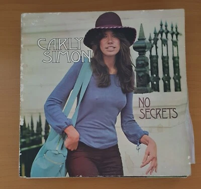 Carly Simon No Secrets Australia pressing 12'' vinyl Lp vintage 1972 rare rock - Image 1 of 4