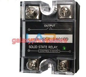 1Pcs New For solid state relay 400V DC control DC relay SSR-D4010D 10A - Picture 1 of 2
