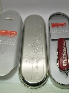 Victorinox Spartan 1897-1997Swiss Army knife- 100th Anniversary 1997 new in tin - Picture 1 of 4