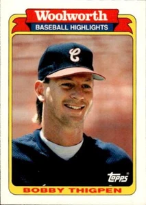 1991 Topps Woolworth Baseball Highlights #21 Bobby Thigpen - Picture 1 of 2