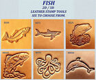 Craftool / Ivan 3 D [ FISH ] Leather Stamp Tools - 6 Variations