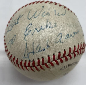 Hank Aaron ~Milwaukee Braves~ Signed/Inscribed Baseball with JSA LOA (#BB94342) - Picture 1 of 5