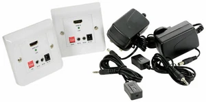 50M HDMI Extender Over Single Cat5e/6 Wallplate Kit with Bi-Directional IR HD 3D - Picture 1 of 4