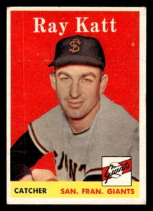 1958 Topps #284 Ray Katt vgex - Picture 1 of 2