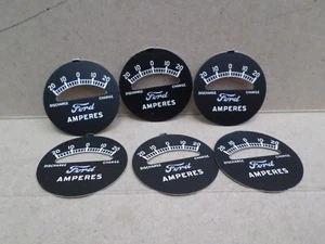 Model a ford 20-0-20 new ammeter face plates with ford script lot of 6 - Picture 1 of 2