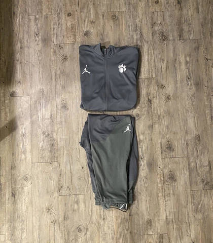 Clemson Tigers Jordan Baseball Sweatpants/Jacket Team Issued Rare Combo Cover